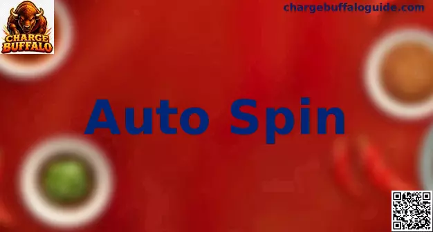Interfaz de configuración de Auto Spin en la tragamonedas Charge Buffalo