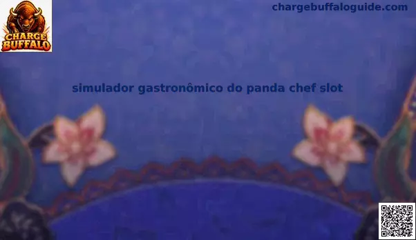 Simulador gastronómico do panda chef slot